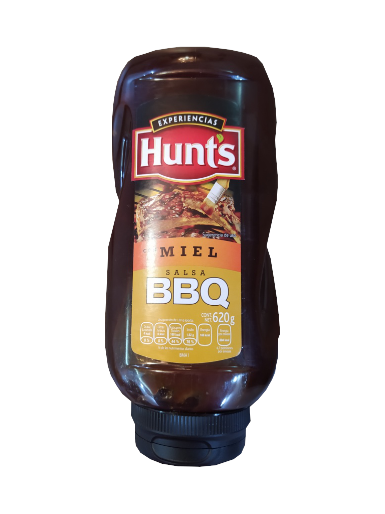 salsa bbq hunts sabor miel 620gr
