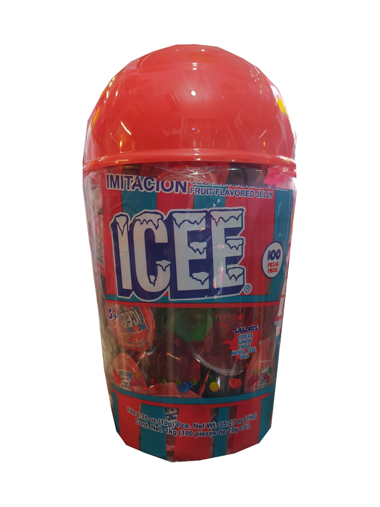 icee gelatina mini vitrolero