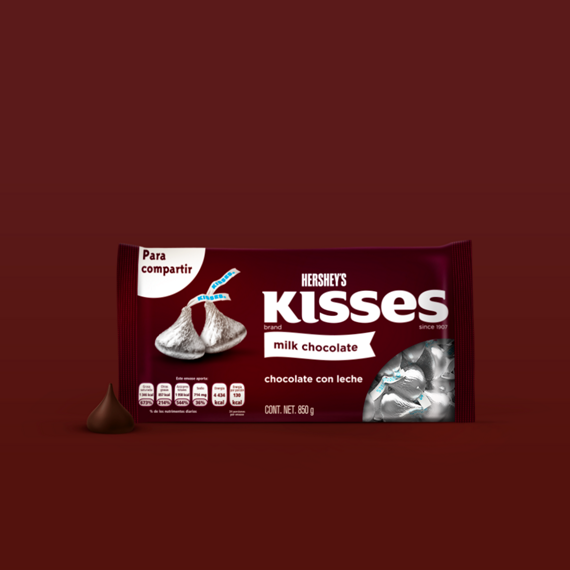 chocolate kisses chocolate con leche bolsa 800gr