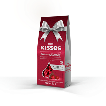 chocolate kisses seleccion especial cereza paquete