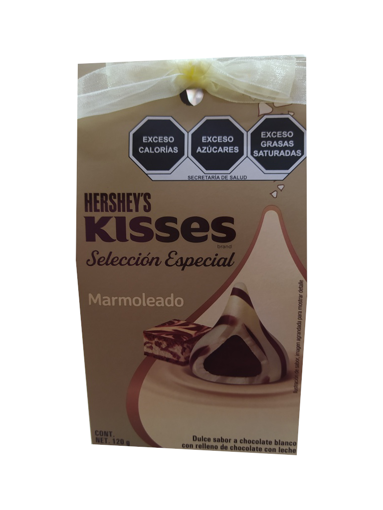 chocolate kisses seleccion especial marmoleado 120gr