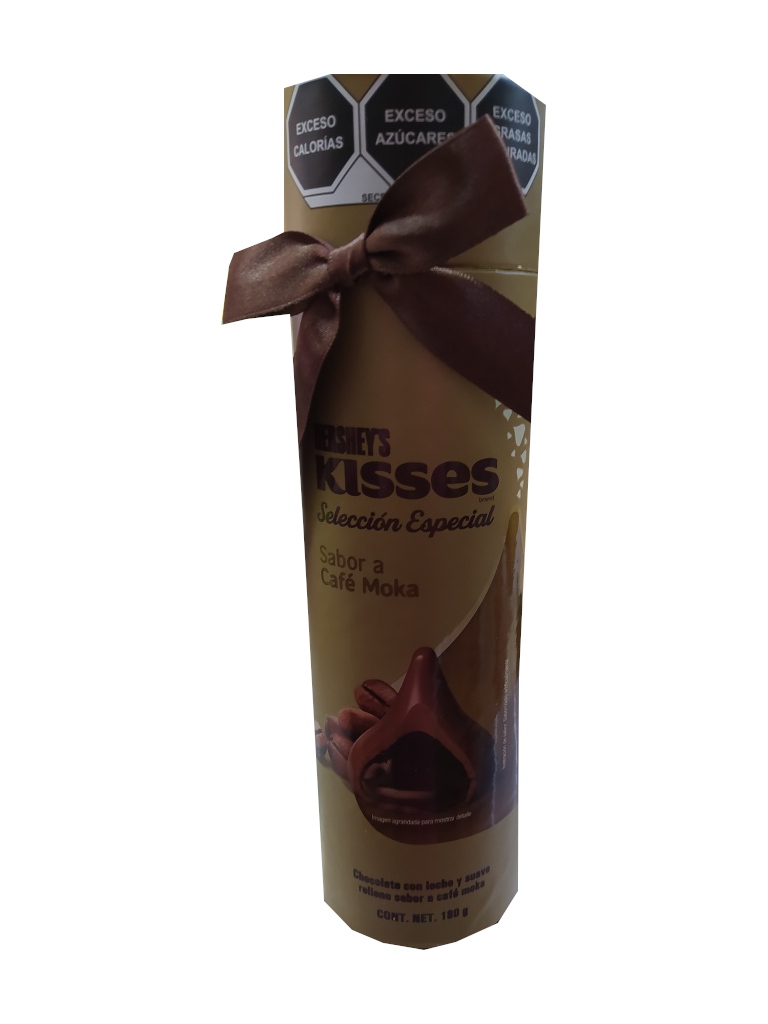 kisses chocolate moka tubo 180gr