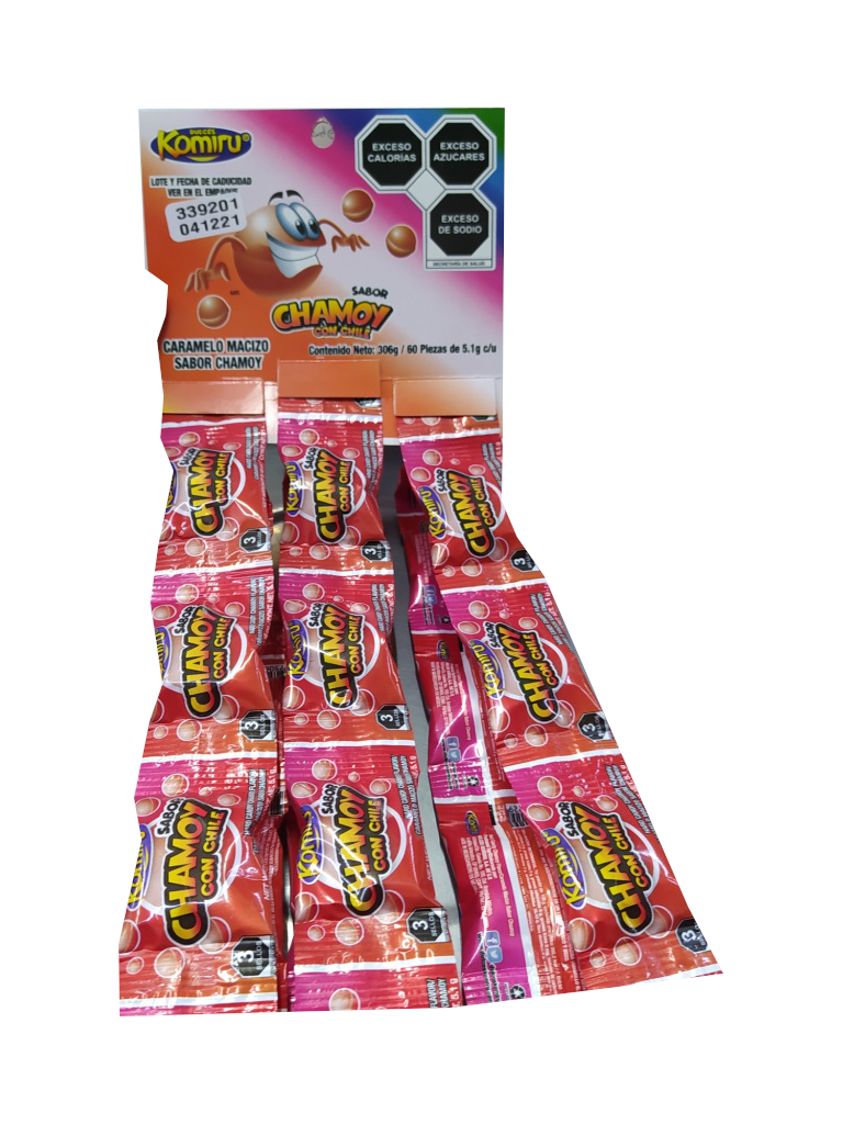 caramelo macizo sabor chamoy tira