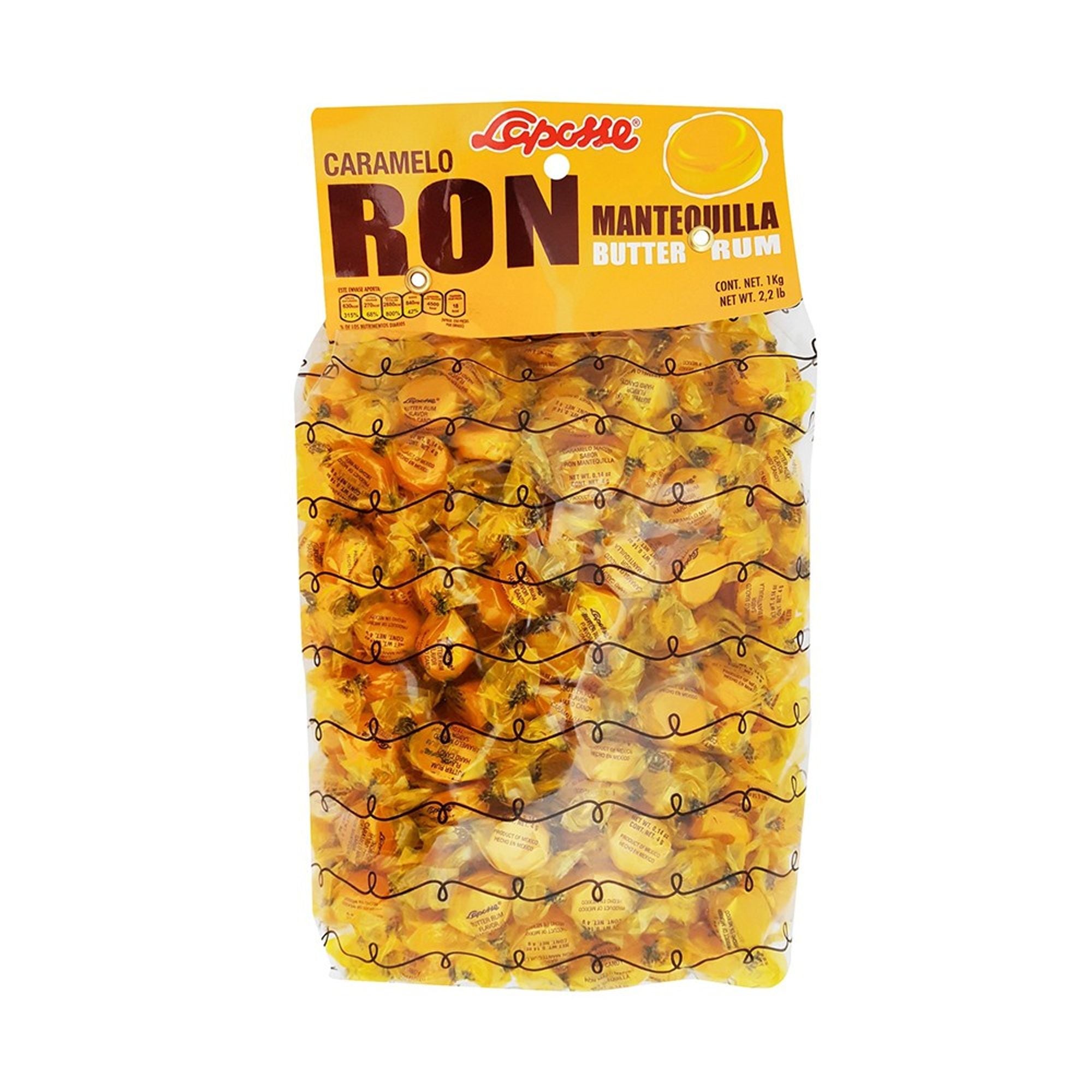 laposse caramelo ron mantequilla bolsa 1kg