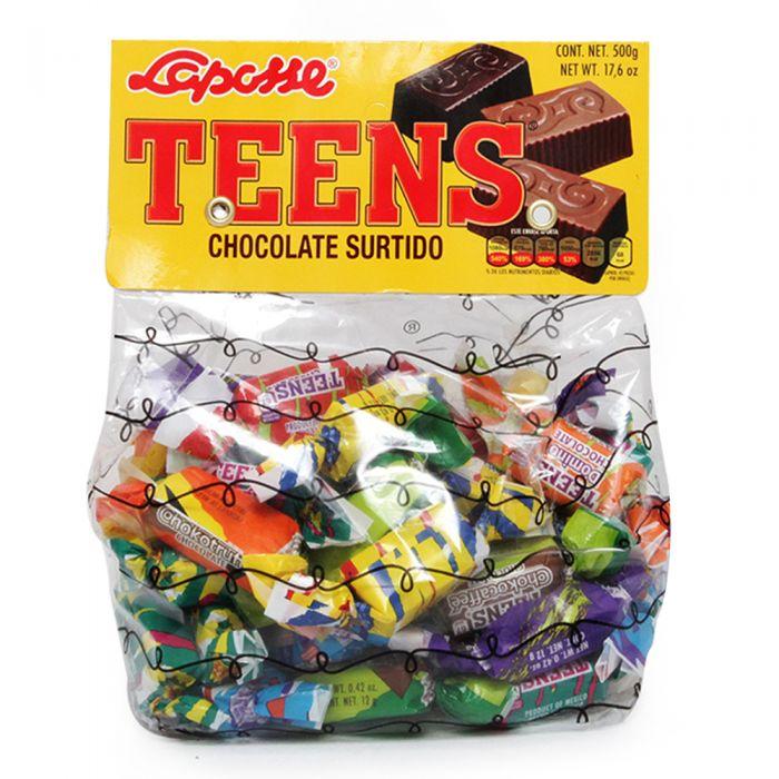 laposse teens chocolate surtido bolsa 500gr