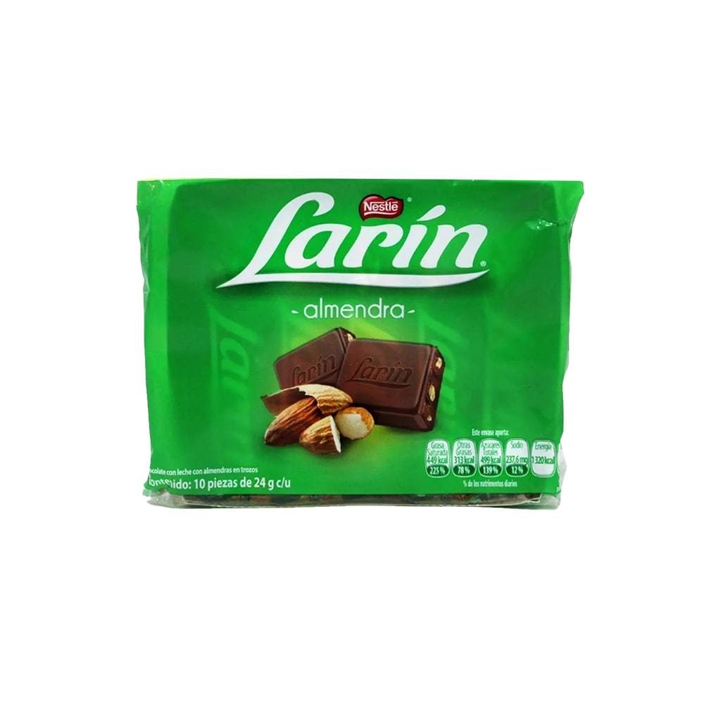 larin almendra chocolate paquete