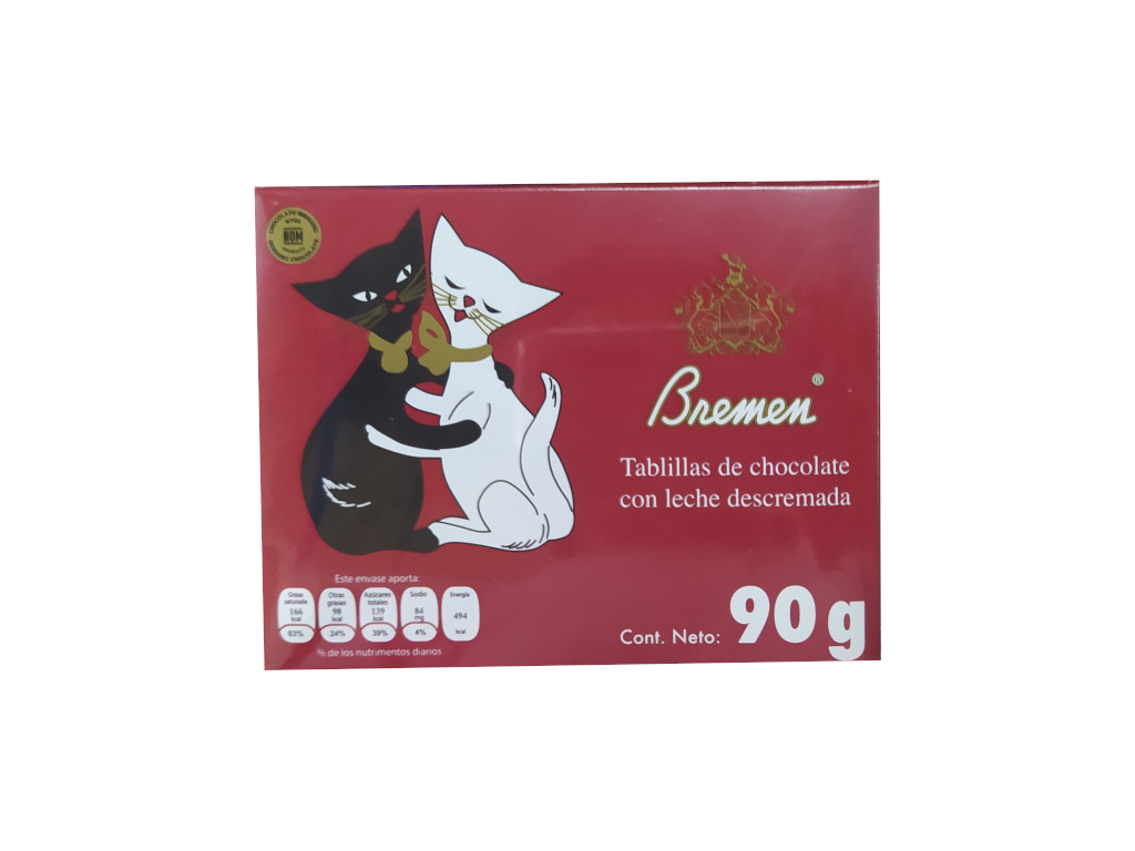 lenguas de gato bremen paquete de 90gr