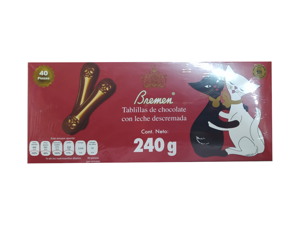 lenguas de gato bremen paquete 240gr