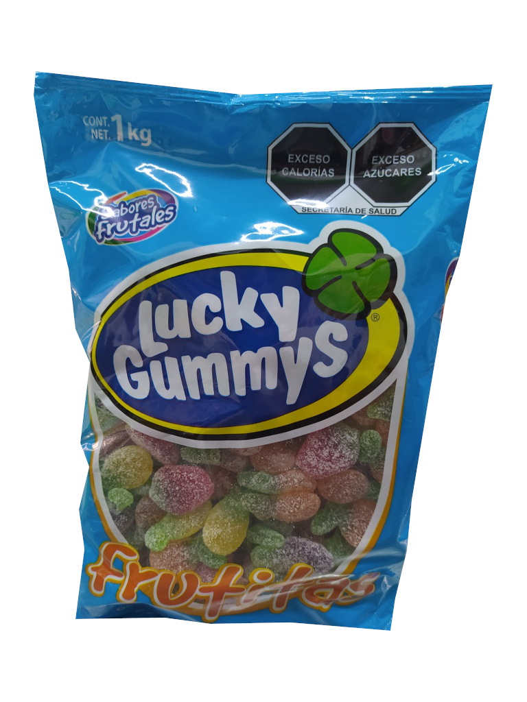 lucky gummys gomita frutitas bolsa 1kg