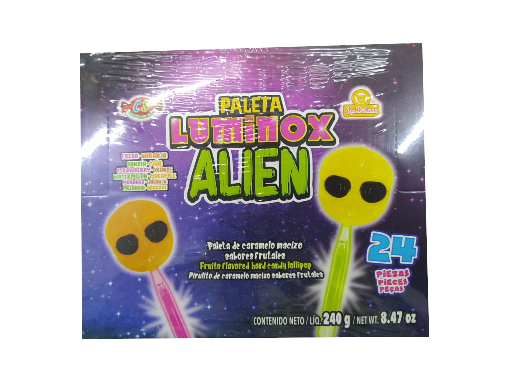 paleta luminox alien paquete