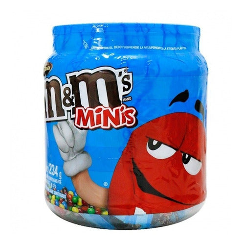 M&M mini chocolate vitrolero