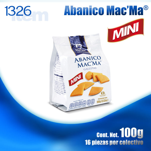 galleta macma abanico 100gr