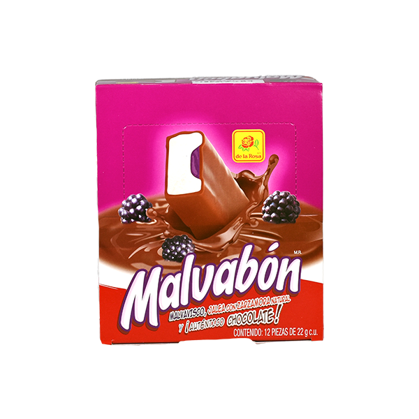 malvabon chocolate con zarzamora paquete