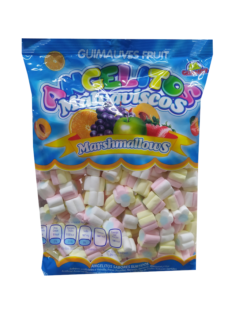 malvavisco angelitos flor de colores bolsa 500gr