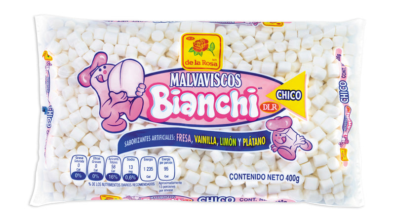 malvavisco bianchi blanco chico bolsa 400gr