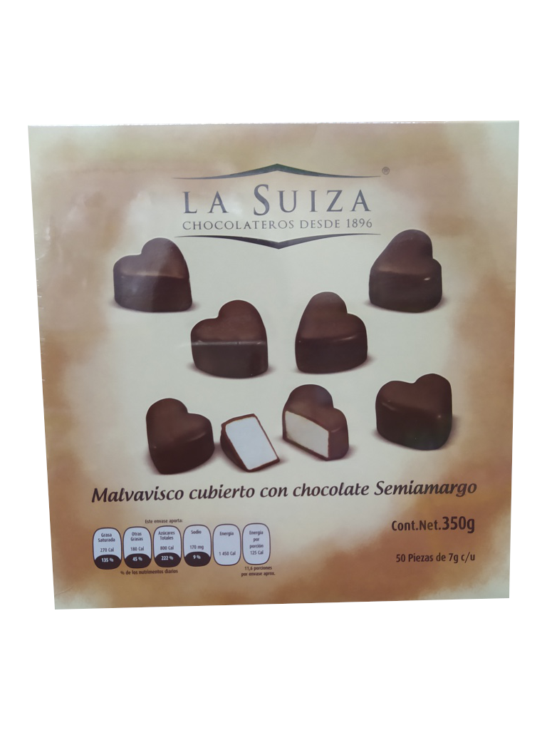 malvavisco corazon la suiza paquete