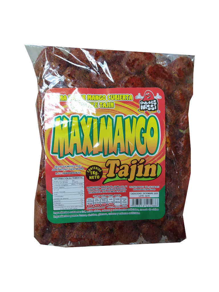 gomita mango con tajin bolsa 1kg