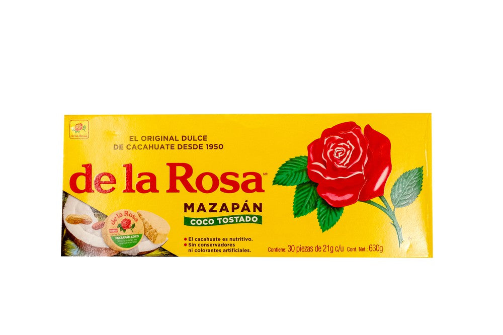 mazapan de la rosa con coco paquete