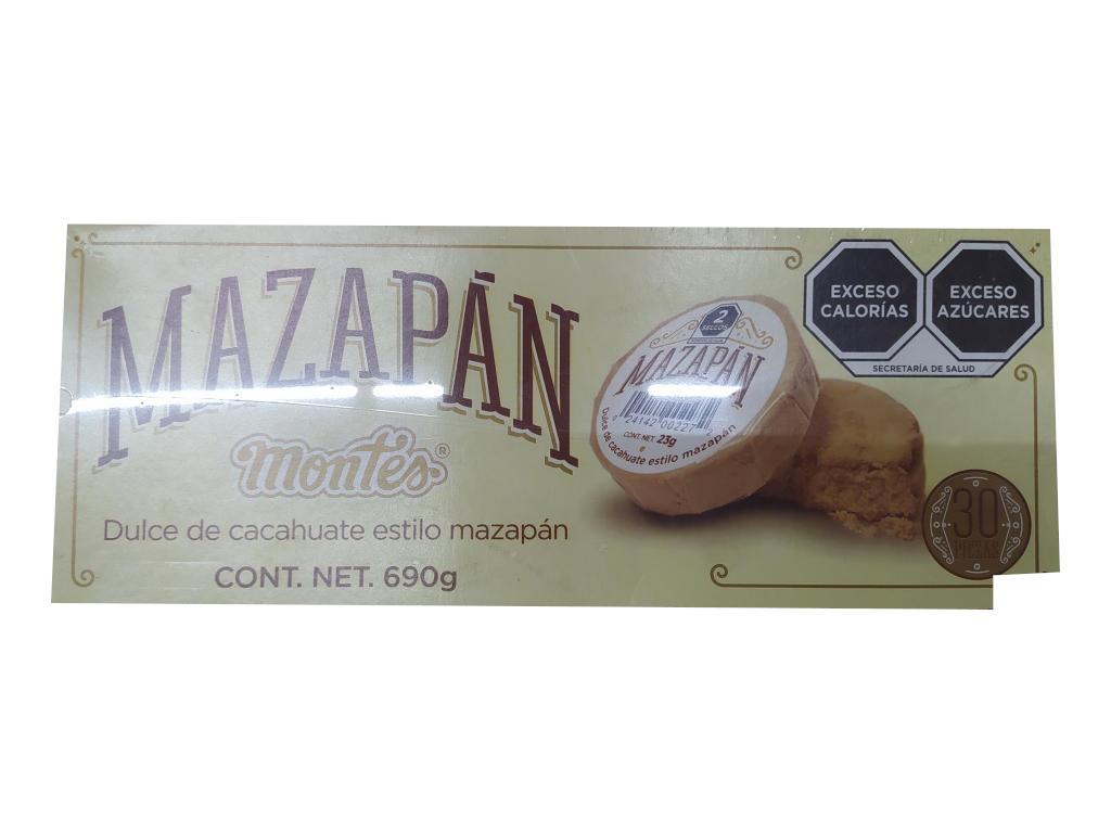 mazapan montes paquete