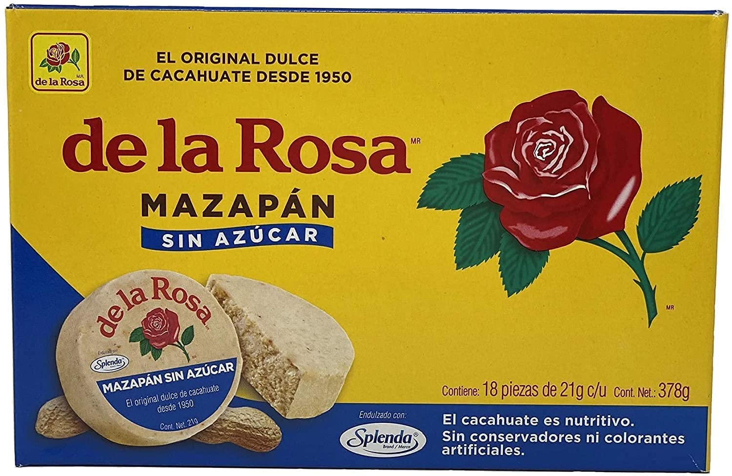 mazapan sin azucar paquete