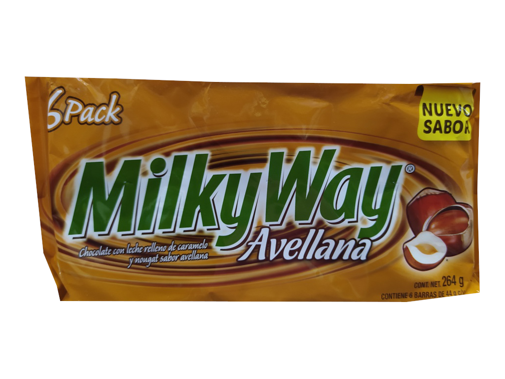 MilkyWay chocolate hazelnut package