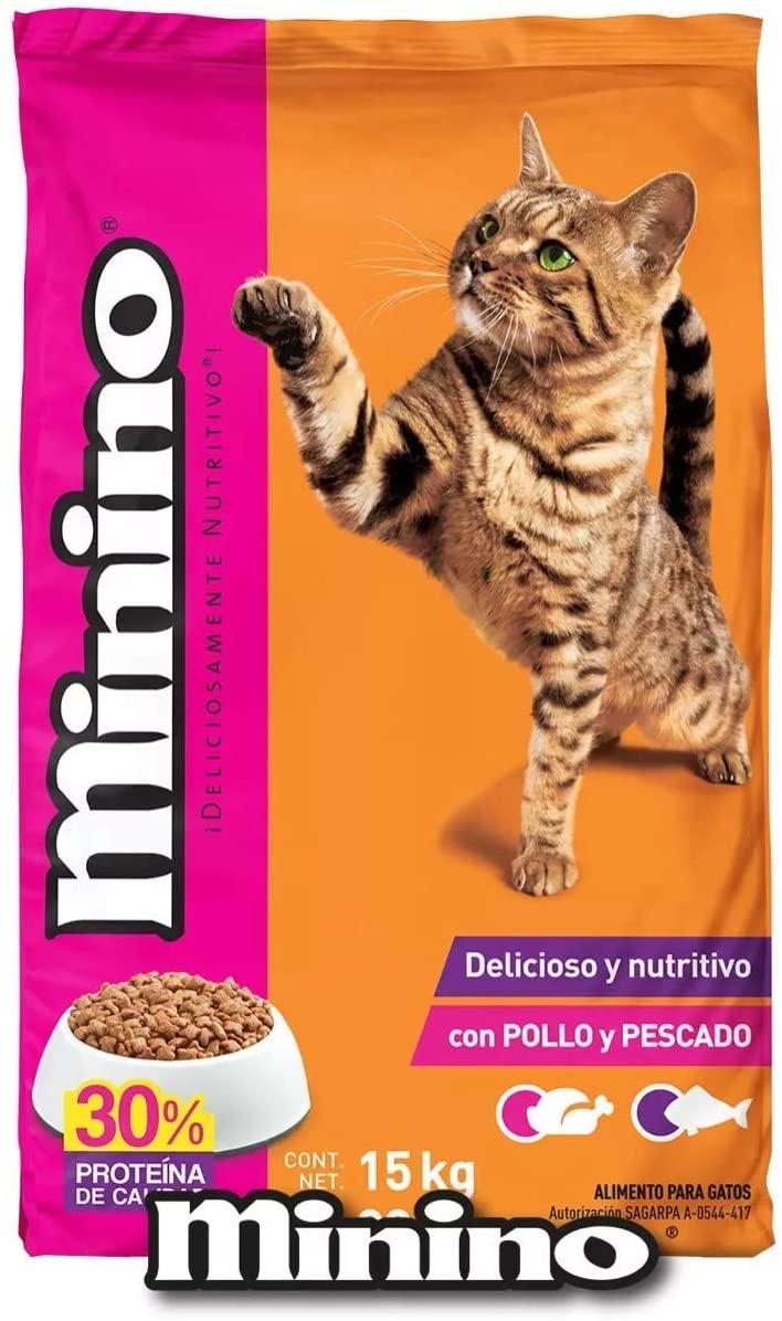 minino alimento para gato bulto