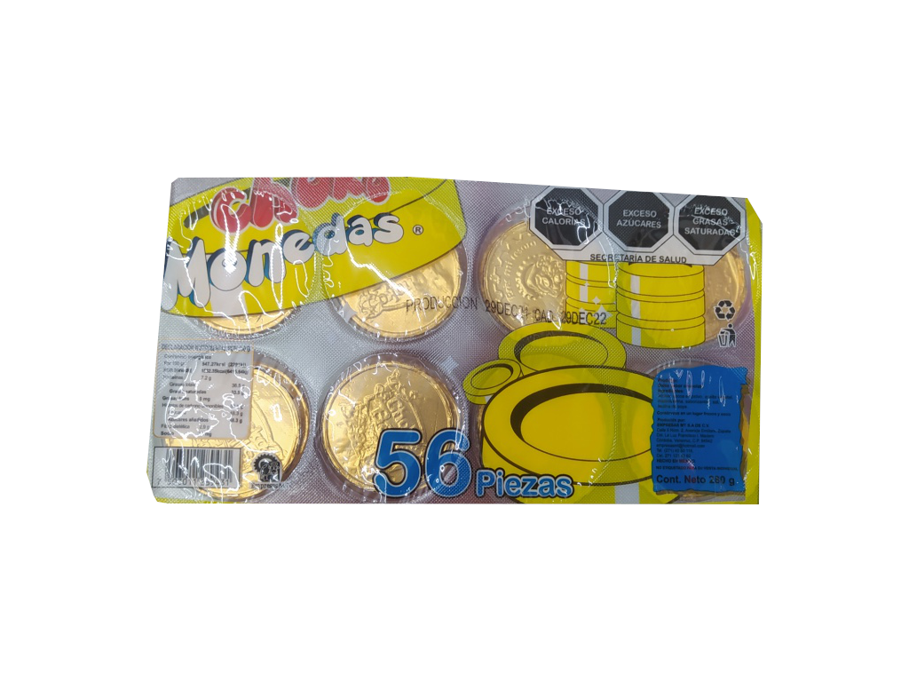 monedas choko paquete