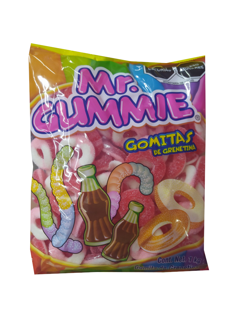 mr gummie gomita aro sandia bolsa 1kg