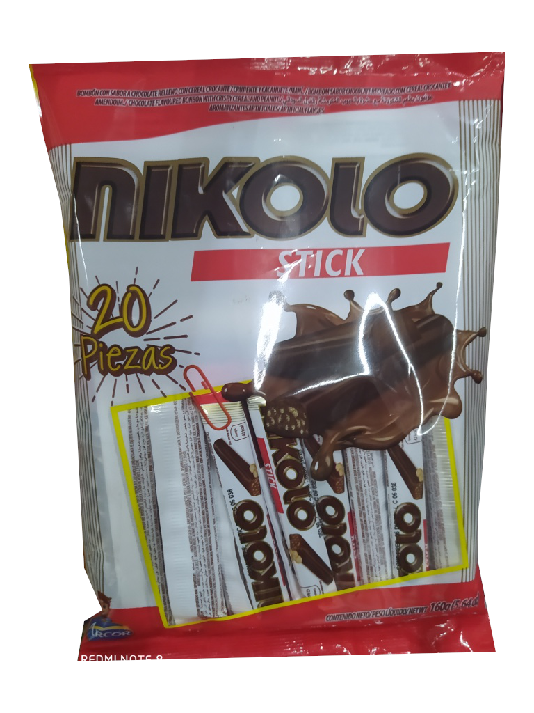 chocolate nikolo stick bolsa