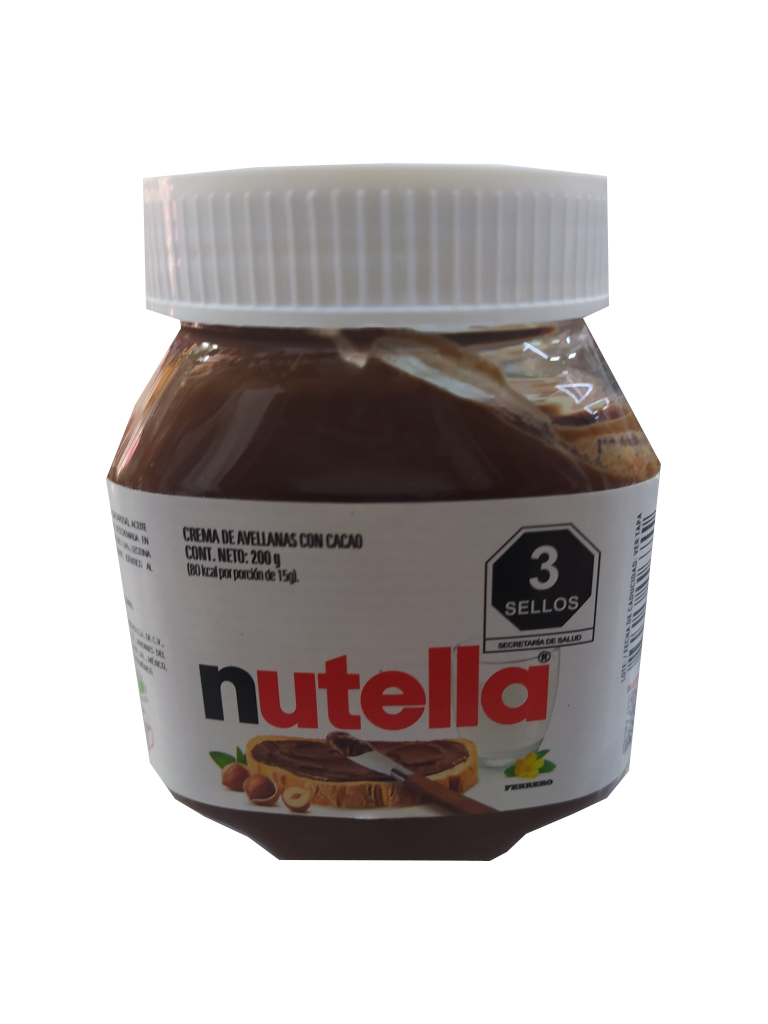 nutella frasco 200gr