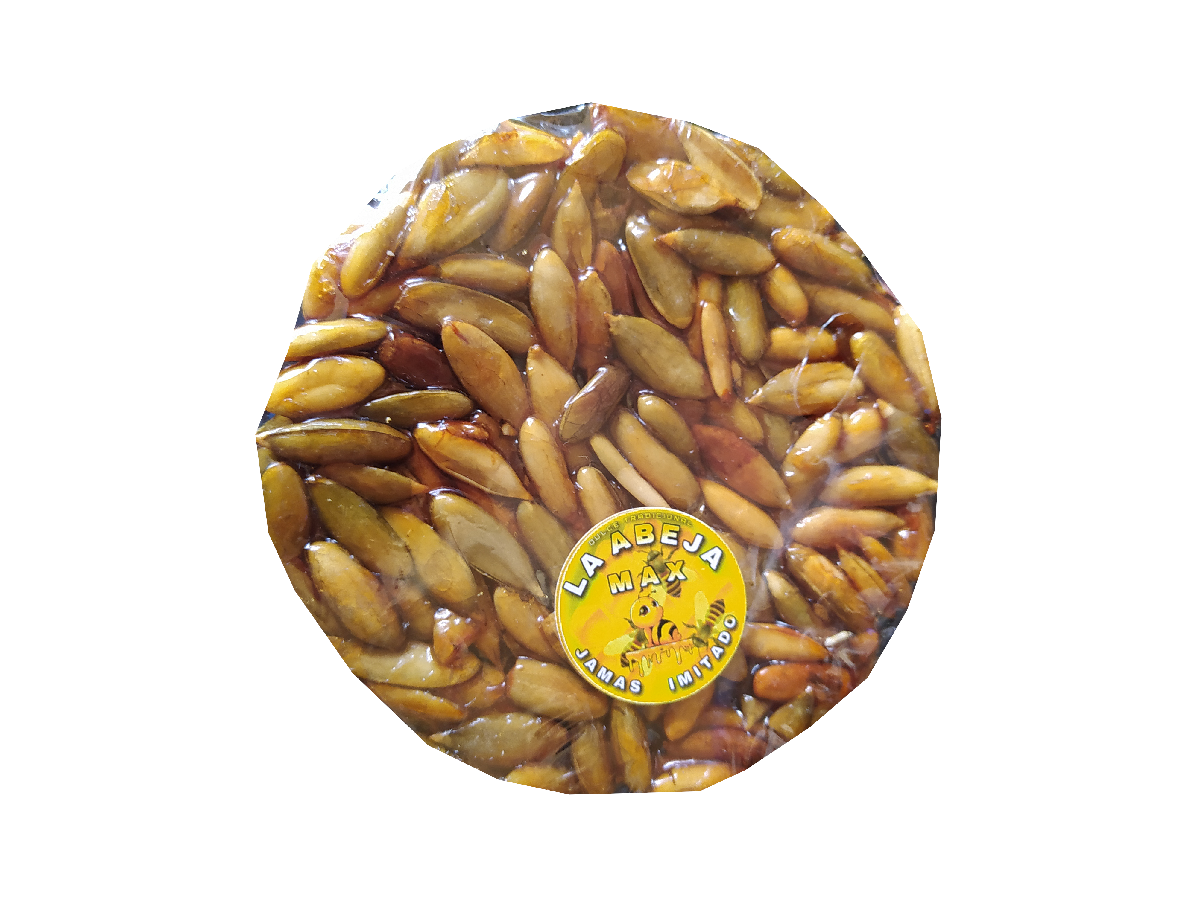 oblea artesanal redonda pepita con miel 1pz