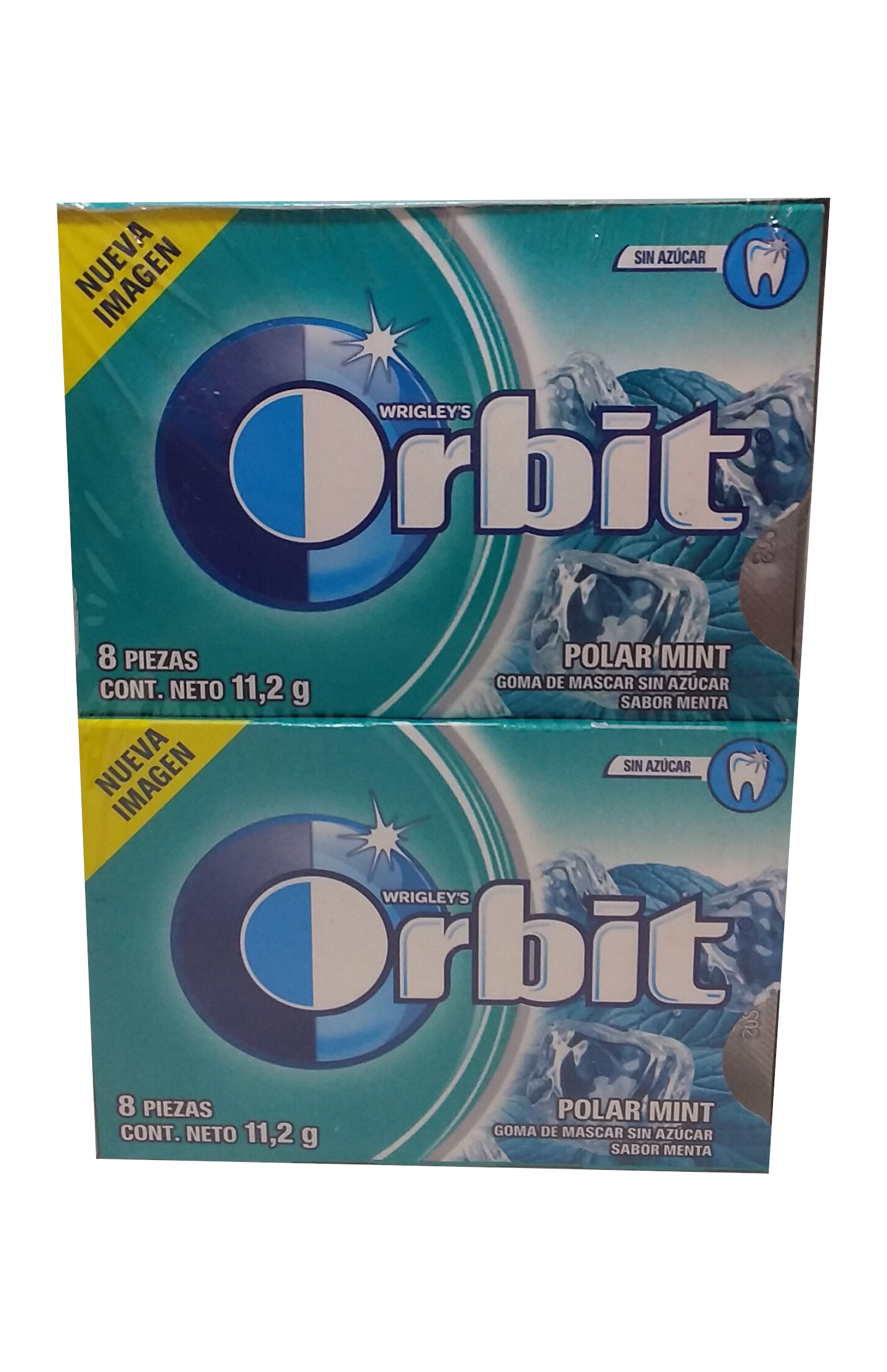 orbit chicle 8s sabor polar mint paquete