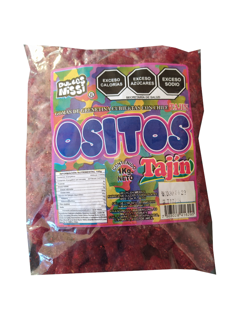 gomita ositos con tajin bolsa 1kg