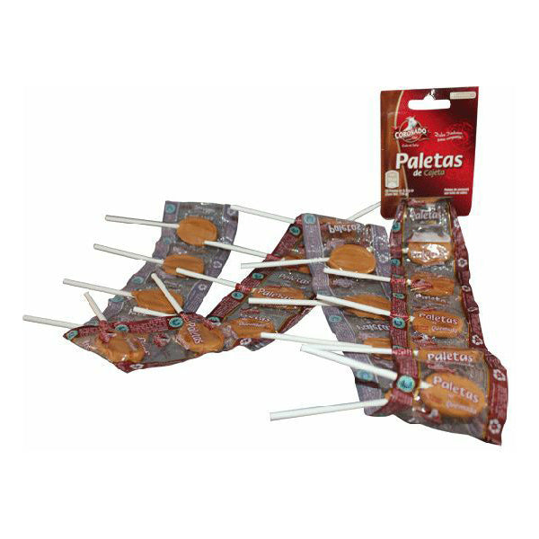 paleta cajeta coronado tira 20pz.
