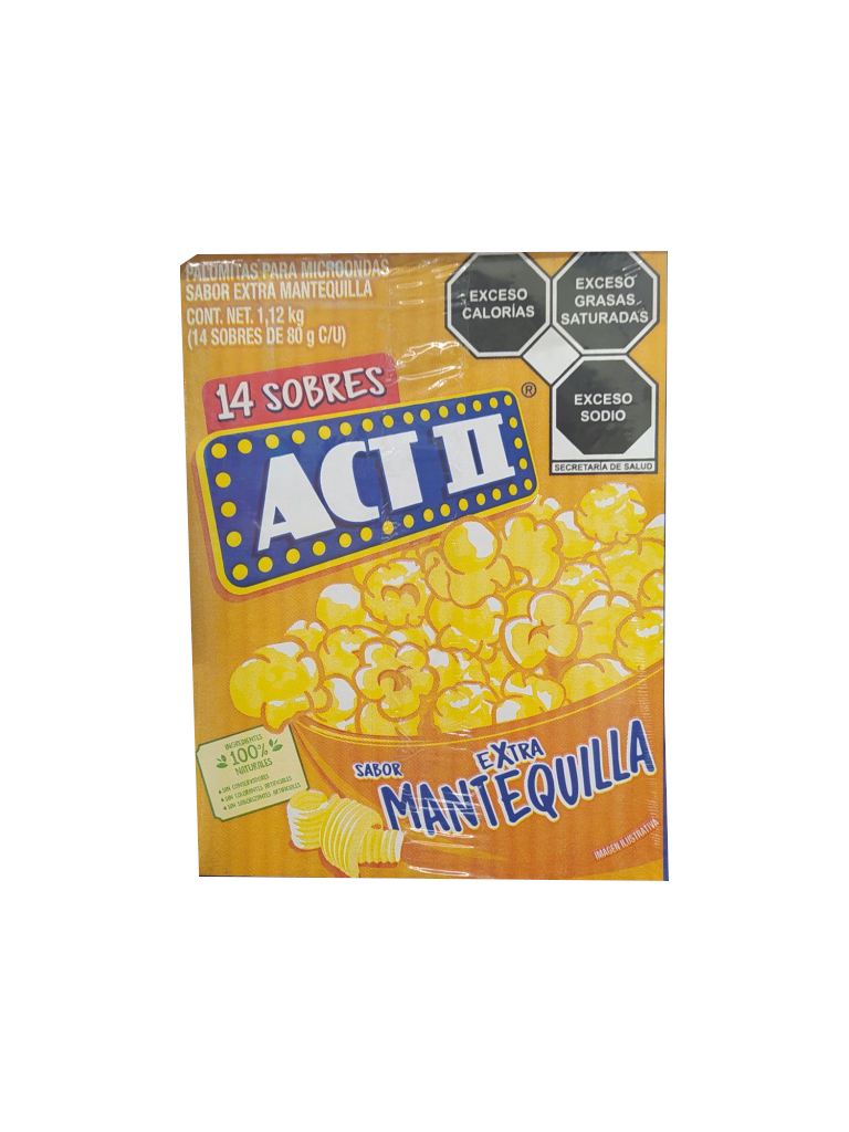 palomita actll extra mantequilla exibidor