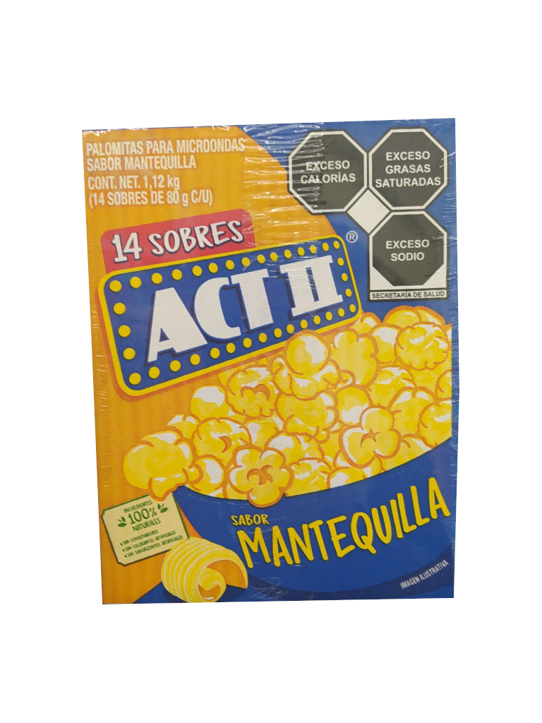 palomita actll mantequilla exibidor