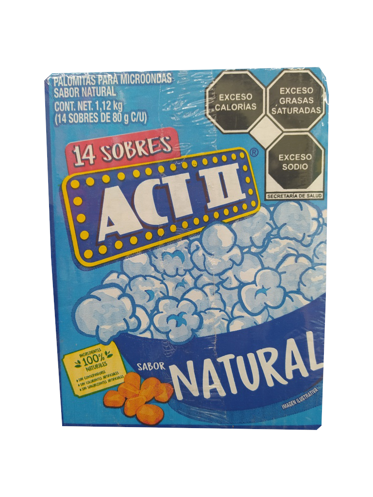 palomita actll natural exibidor