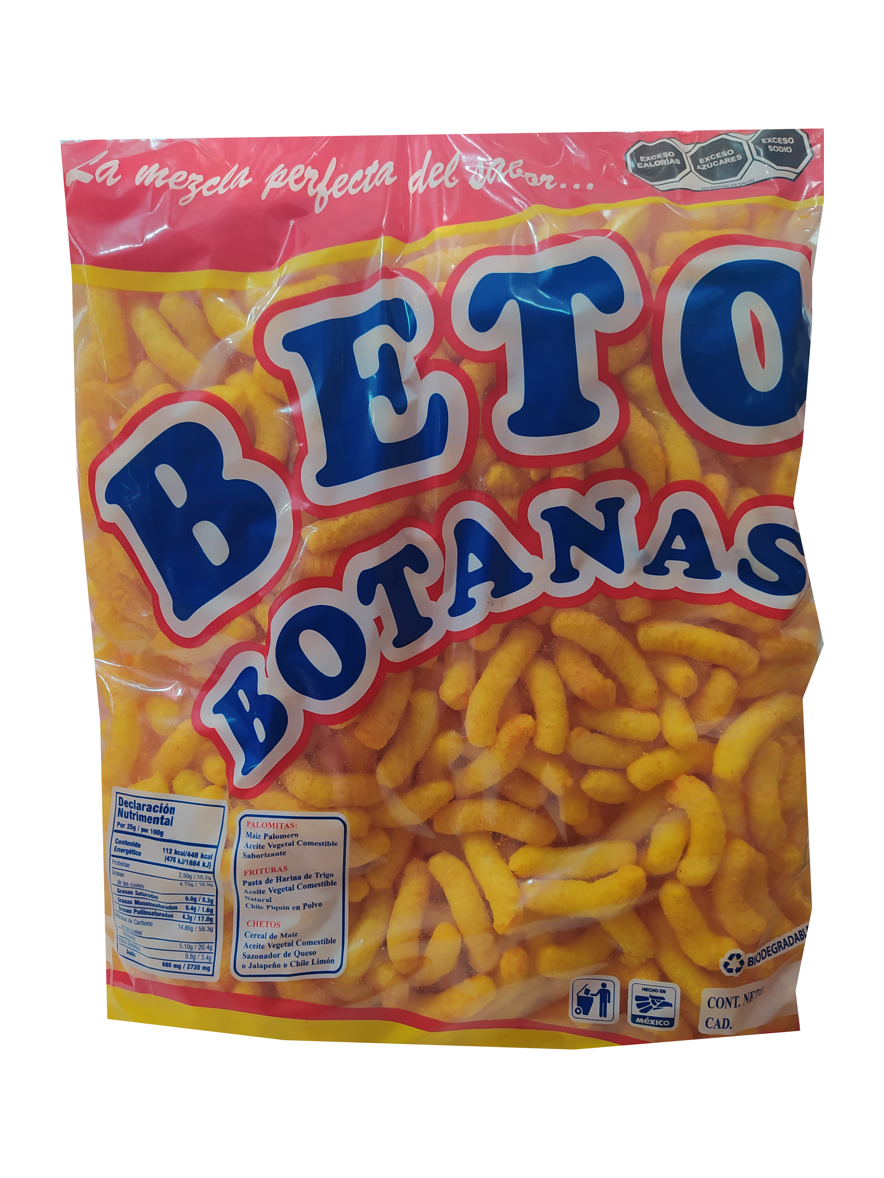 fritura churro xalapeño bolsa 1kg