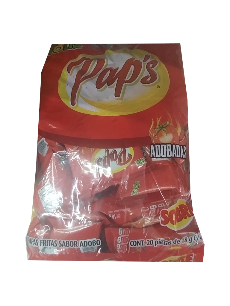 paps adobadas totis bolsa