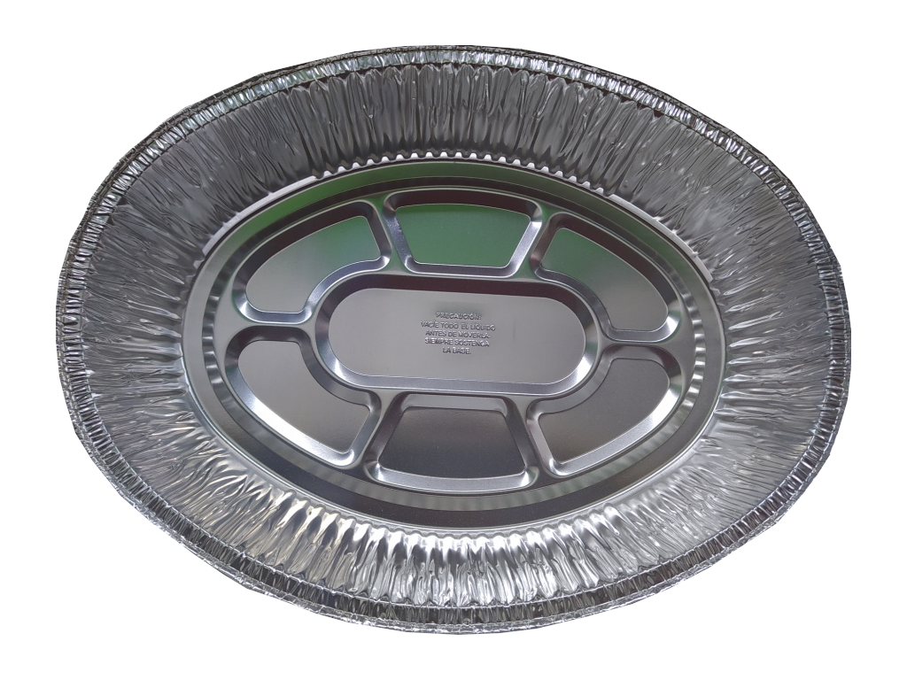 pavera aluminio ovalada