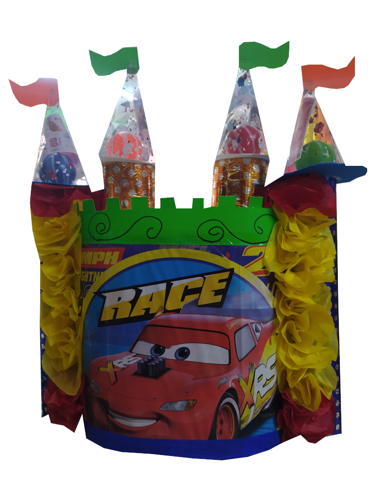 piñata artesanal castillo cars