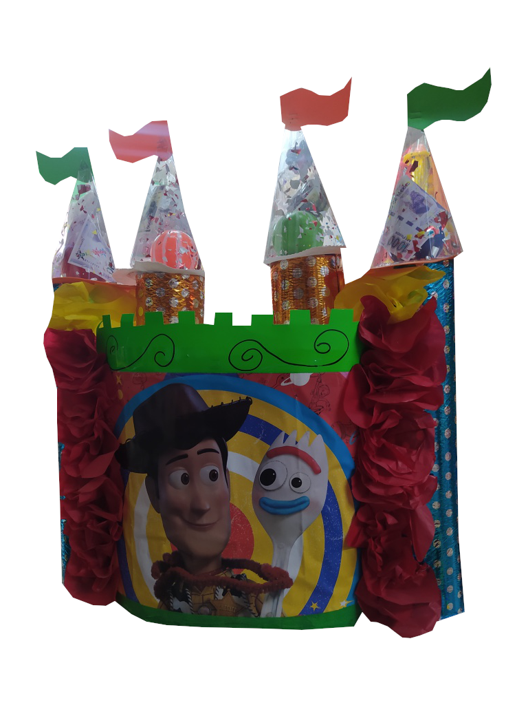 piñata artesanal castillo toy story