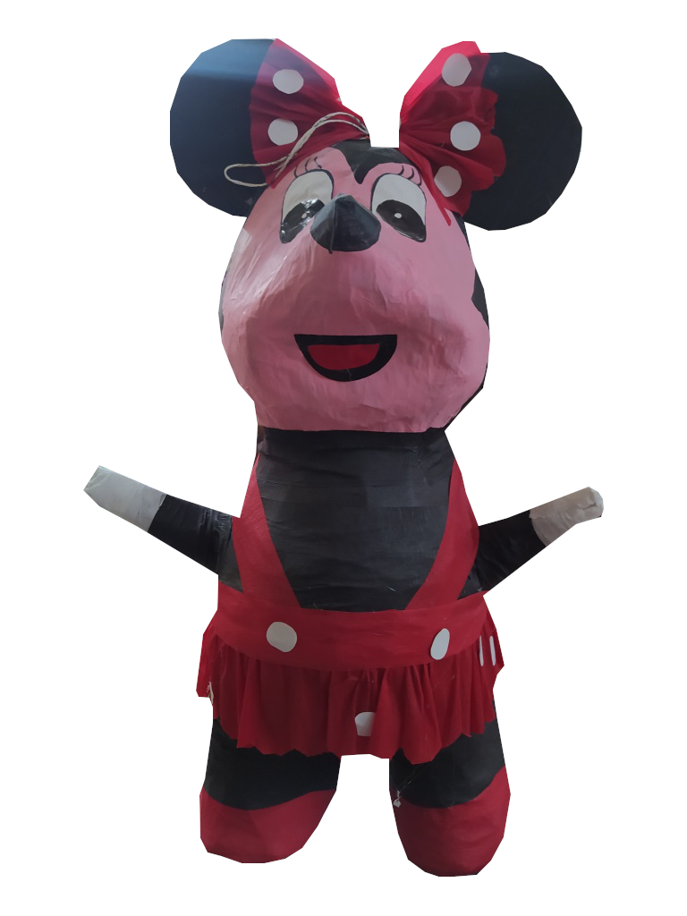 piñata artesanal minnie