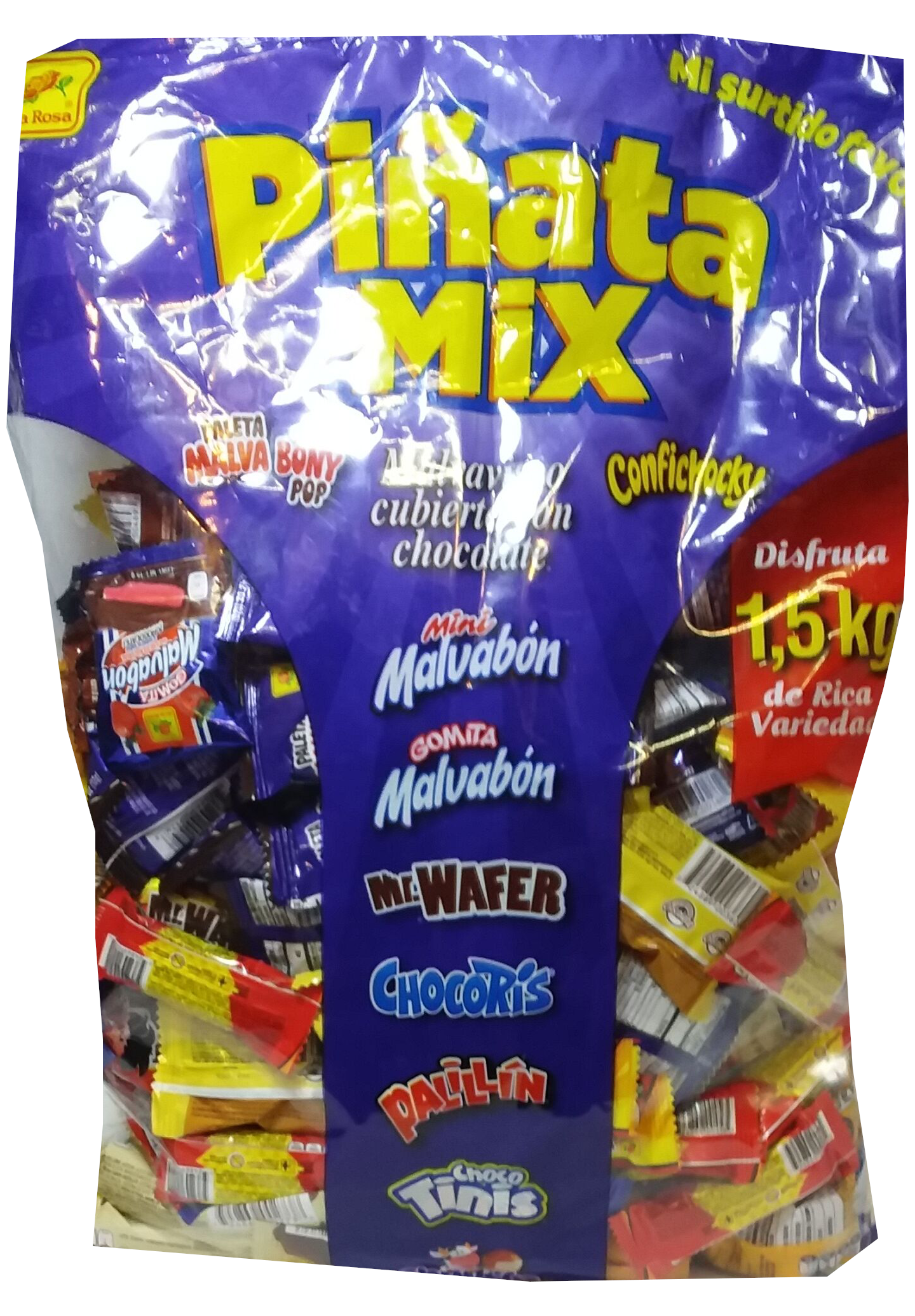 surtido dulce de la rosa piñata mix bolsa 1.5kg
