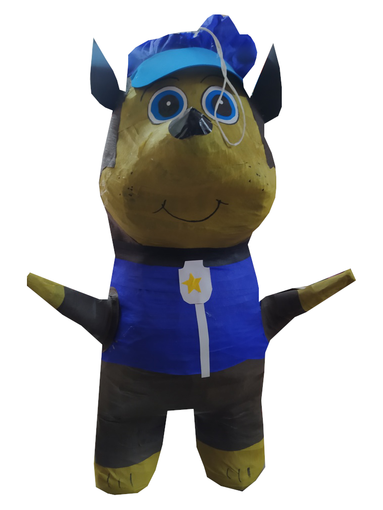 piñata artesanal paw patrol chase