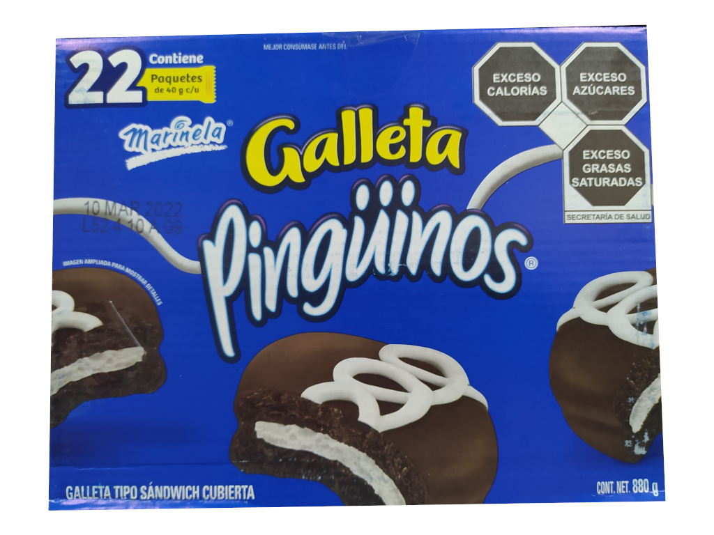 galleta pinguino marinela paquete