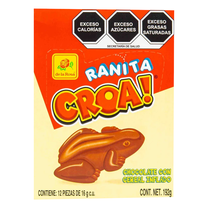 ranita chocolate de la rosa paquete