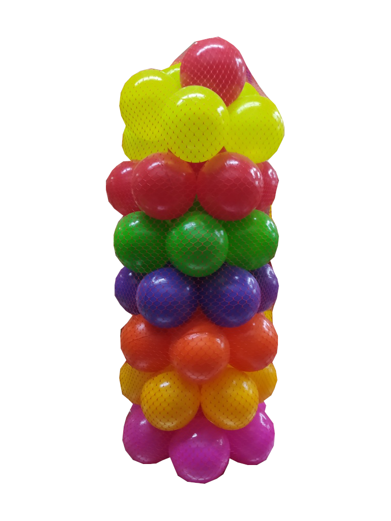 pelota colores red 50pz