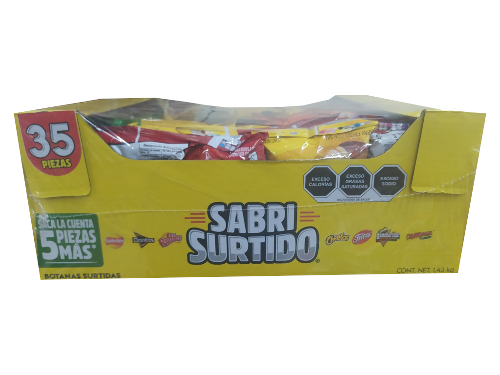 Sabri assortment package with 35pz