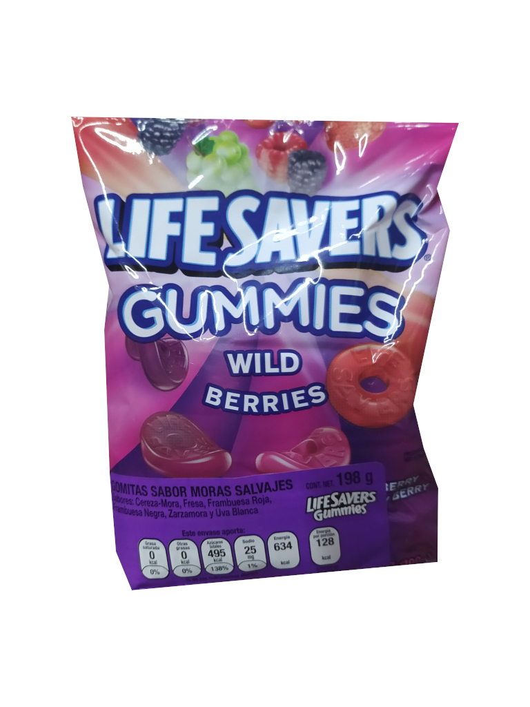 gomitas lifesavers mora salvajes bolsa 198gr